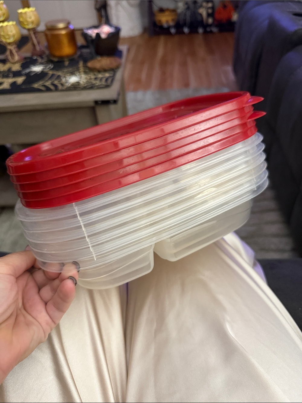 Set of 6 meal prep Tupperware